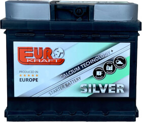 Аккумулятор EUROKRAFT 6 CT-75-R Silver 00147095