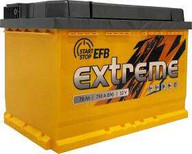 Аккумулятор Extreme 6 CT-78-R EFB Start Stop EEFB780