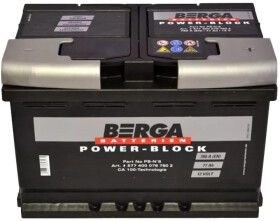 Аккумулятор Berga 6 CT-77-R Power Block 577400078