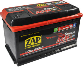 Аккумулятор ZAP 6 CT-80-R AGM 58002Z