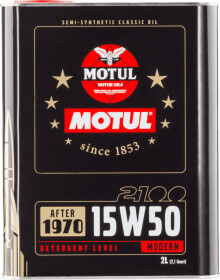 Моторна олива Motul Classic 2100 15W-50 напівсинтетична