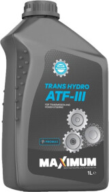 Трансмиссионное масло Maximum Trans Hydro ATF-III полусинтетическое