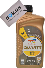 Моторное масло Total Quartz Ineo FGO 5W-40 синтетическое