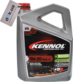 Моторное масло Kennol Revolution 952-A 0W-20 синтетическое