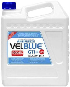 Готовый антифриз VELVANA Velblue READY MIX G11 синий -40 °C