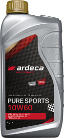 Моторное масло Ardeca Pure Sports 10W-60 синтетическое