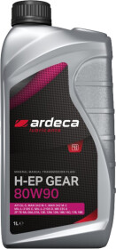 Трансмиссионное масло Ardeca H-EP Gear GL-5 80W-90 минеральное
