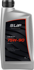 Трансмиссионное масло Slip Syn Gear MT-1 GL-5 75W-90 полусинтетическое