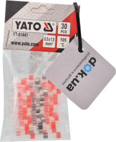 Набор термоусадок с припоем Yato YT-81441 30 шт