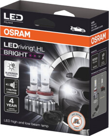 Автолампа Osram LEDriving HL Bright H8/H9/H11 PGJ19-1 19 W 64211DWBRT-2HFB