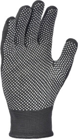 Рукавички робочі Doloni Лайт синтетичні з покриттям ПВХ чорні