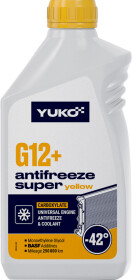 Готовий антифриз Yuko Super G12+ жовтий -42 °C