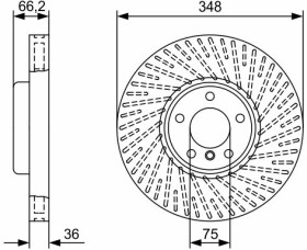 Тормозной диск Bosch 0986479W20