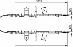 1987482585 Bosch Трос ручного гальма