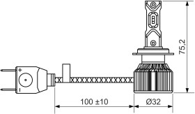 Лампа дальнего света Bosch 1987301567