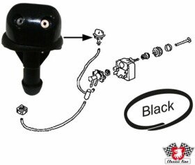 Форсунка системи склоочисника JP Group 8198700100