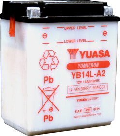 Аккумулятор Yuasa 6 CT-14,7-R YuMicron YB14L-A2