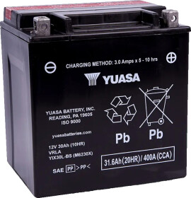 Аккумулятор Yuasa 6 CT-31,6-R YIX30L-BS