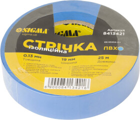 Скотч Sigma 8413421 ПВХ 19 мм x 25 м