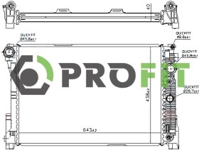 Радиатор охлаждения двигателя Profit 17400320