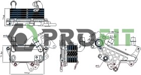 Масляный радиатор двигателя Profit 17450066
