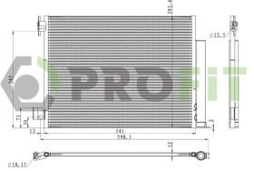 Радиатор кондиционера Profit 17700099