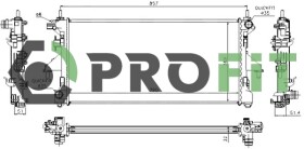 Радіатор охолодження двигуна Profit 17400085