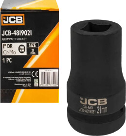 Торцева головка JCB JCB-4819021 21 мм 1