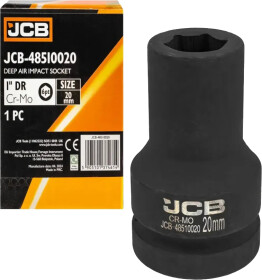 Торцевая головка JCB JCB-48510020 20 мм 1