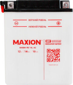 Аккумулятор Maxion 6 CT-14-R MXBM-YB14L-A2