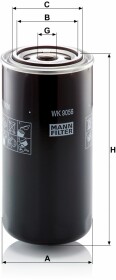 Паливний фільтр Mann WK9056
