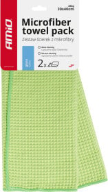 Салфетки Amio Microfiber Tower Pack 03734 микрофибра 30х40 см 2 шт