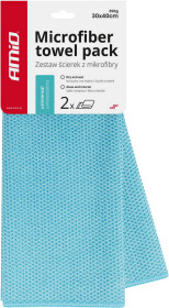 Серветки Amio Microfiber Tower Pack 03737 мікрофібра 30х40 см 2 шт