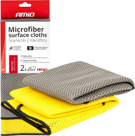 Серветки Amio Microfiber Surface Cloths 03977 мікрофібра 40х40 см 2 шт
