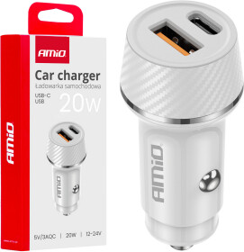 USB зарядка в авто Amio 03878