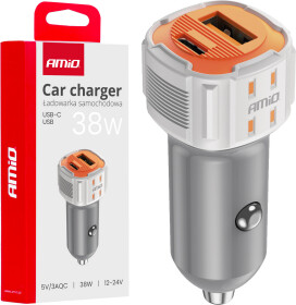 USB зарядка в авто Amio 03883