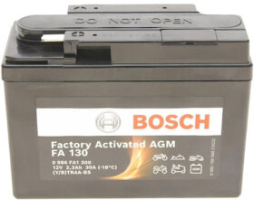 Аккумулятор Bosch 6 CT-2,3-R Factory Activated AGM 0986FA1300