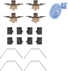 Комплектующие дисковых тормозных колодок Blue Print adbp480021