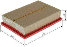 f026400720 Bosch Повітряний фільтр