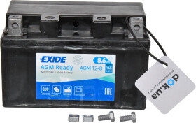 Аккумулятор Exide 6 CT-8,6-L AGM AGM12-8