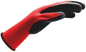 Перчатки рабочие Würth Red Latex Grip трикотажные с латексным покрытием красные