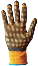 Перчатки рабочие Neo Tools нейлоновые с нитриловым покрытием оранжевые