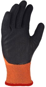 Перчатки рабочие Doloni Extragrab трикотажные с латексным покрытием оранжевые