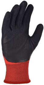 Перчатки рабочие Doloni Extragrab трикотажные с латексным покрытием красные