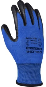 Перчатки рабочие Doloni Extragrab синтетические с латексным покрытием синие