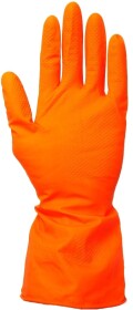 Перчатки бытовые Doloni D-CLEAN латексные оранжевый