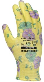 Перчатки рабочие Doloni D-Flex синтетические с полиуретановым покрытием желтые