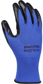 Рукавички робочі Doloni D-Oil поліестерові сині