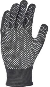 Перчатки рабочие Doloni Лайт синтетические с покрытием ПВХ черные