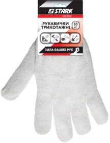 Перчатки рабочие Stark трикотажные белые